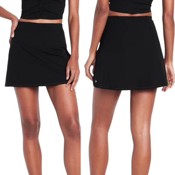 Old Navy Active Go Dry Extra High Rise Waist Studiosmooth Black Skort Women’s S - Picture 1 of 10